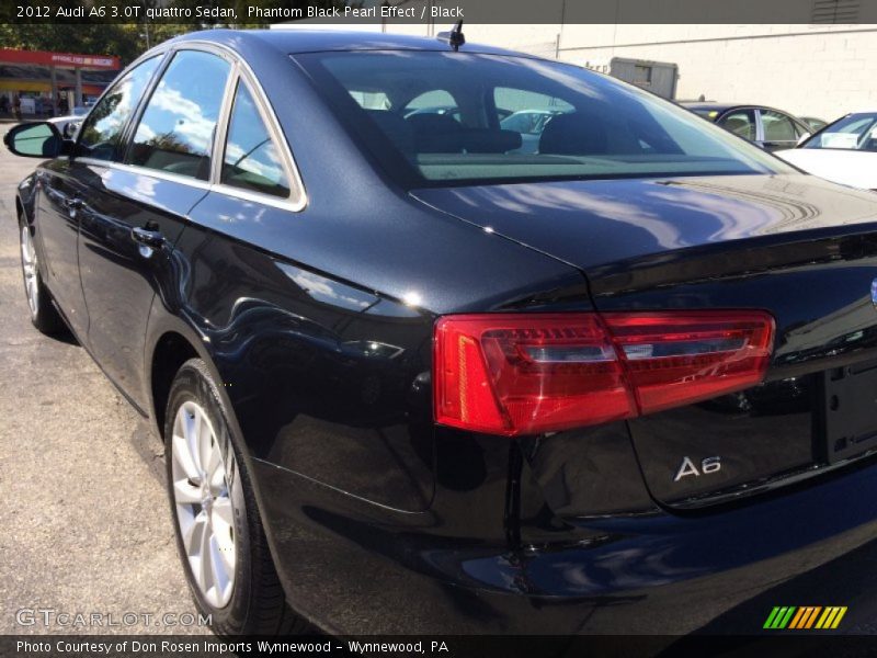 Phantom Black Pearl Effect / Black 2012 Audi A6 3.0T quattro Sedan