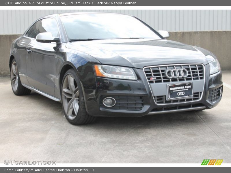 Brilliant Black / Black Silk Nappa Leather 2010 Audi S5 4.2 FSI quattro Coupe