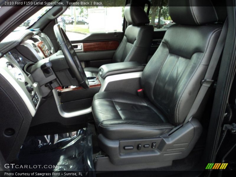 Tuxedo Black / Black 2010 Ford F150 Lariat SuperCrew