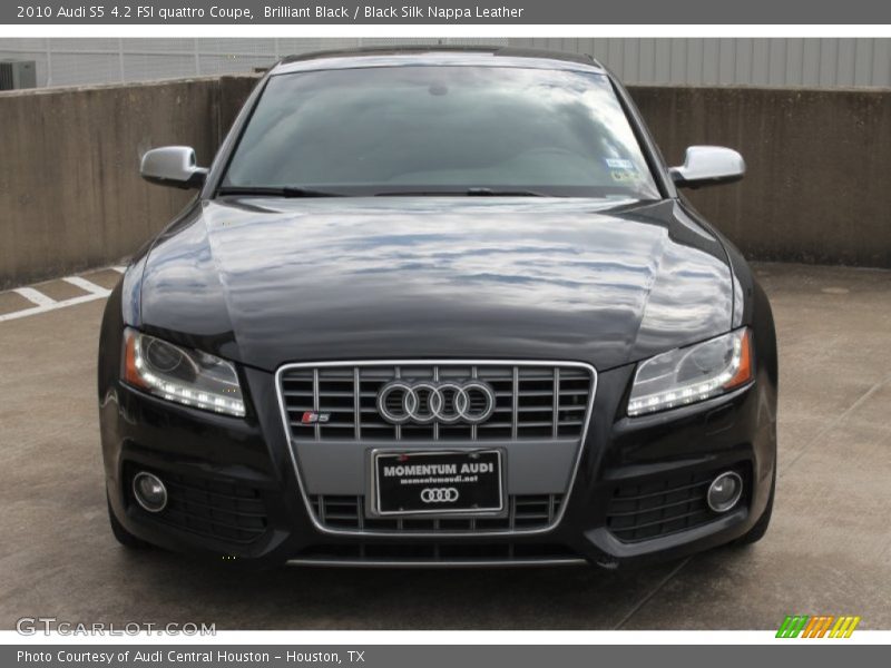 Brilliant Black / Black Silk Nappa Leather 2010 Audi S5 4.2 FSI quattro Coupe