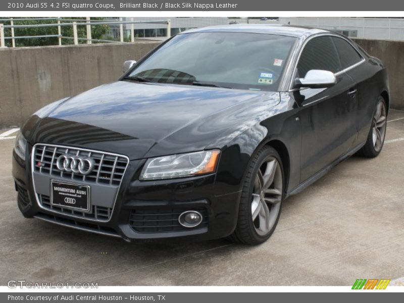 Brilliant Black / Black Silk Nappa Leather 2010 Audi S5 4.2 FSI quattro Coupe