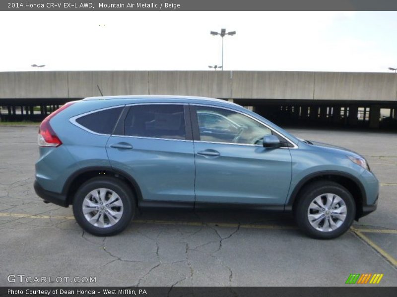 Mountain Air Metallic / Beige 2014 Honda CR-V EX-L AWD