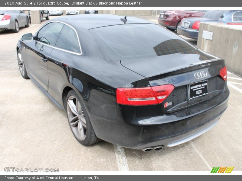 Brilliant Black / Black Silk Nappa Leather 2010 Audi S5 4.2 FSI quattro Coupe