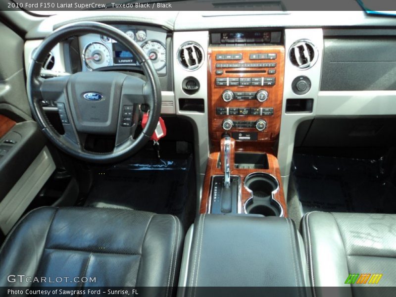 Tuxedo Black / Black 2010 Ford F150 Lariat SuperCrew