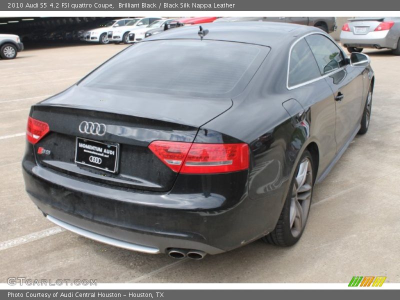 Brilliant Black / Black Silk Nappa Leather 2010 Audi S5 4.2 FSI quattro Coupe