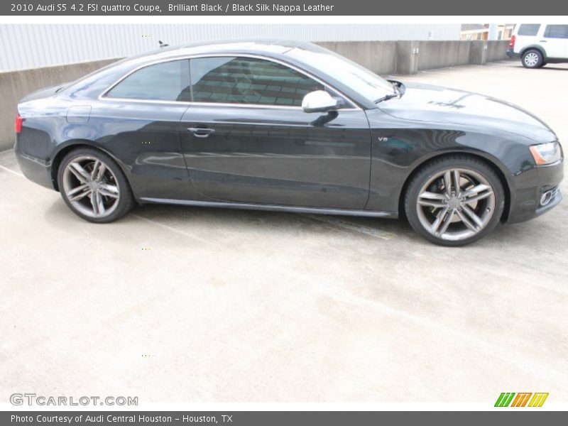 Brilliant Black / Black Silk Nappa Leather 2010 Audi S5 4.2 FSI quattro Coupe
