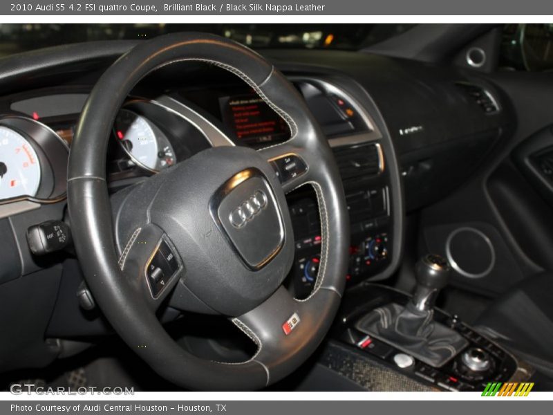 Brilliant Black / Black Silk Nappa Leather 2010 Audi S5 4.2 FSI quattro Coupe