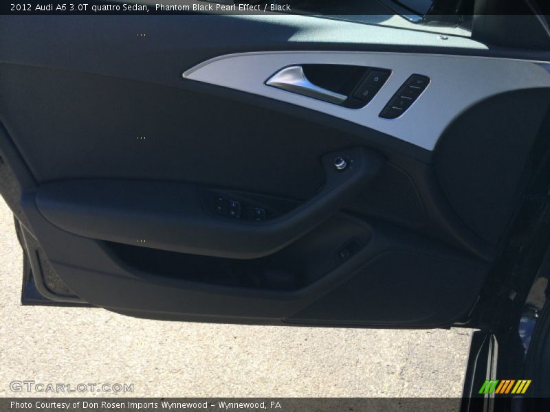 Phantom Black Pearl Effect / Black 2012 Audi A6 3.0T quattro Sedan