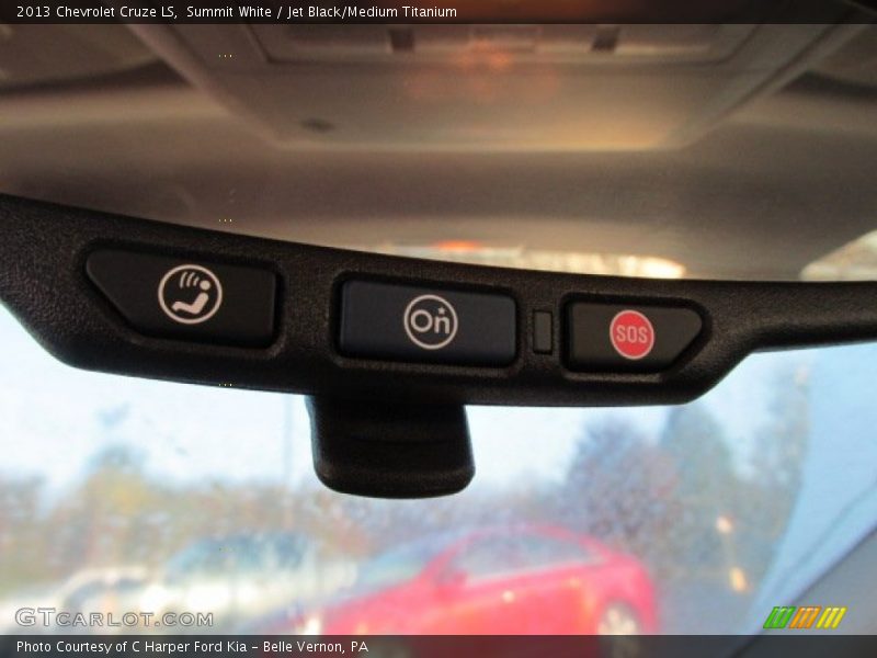 Summit White / Jet Black/Medium Titanium 2013 Chevrolet Cruze LS