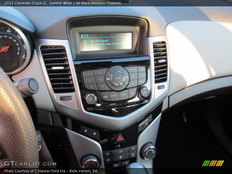 Summit White / Jet Black/Medium Titanium 2013 Chevrolet Cruze LS