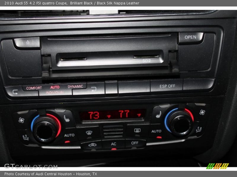 Brilliant Black / Black Silk Nappa Leather 2010 Audi S5 4.2 FSI quattro Coupe