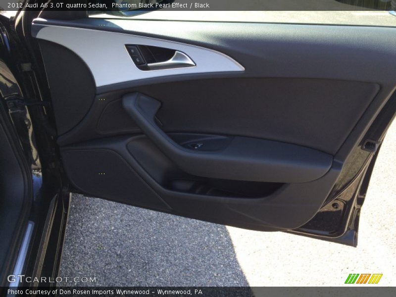 Phantom Black Pearl Effect / Black 2012 Audi A6 3.0T quattro Sedan
