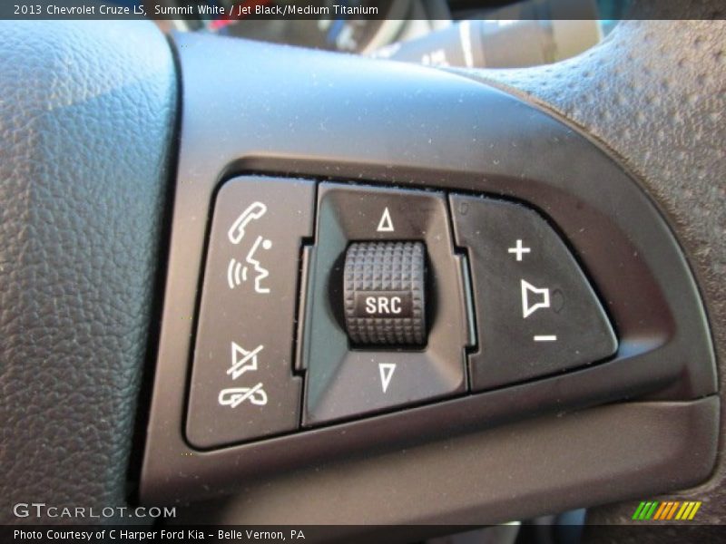 Summit White / Jet Black/Medium Titanium 2013 Chevrolet Cruze LS
