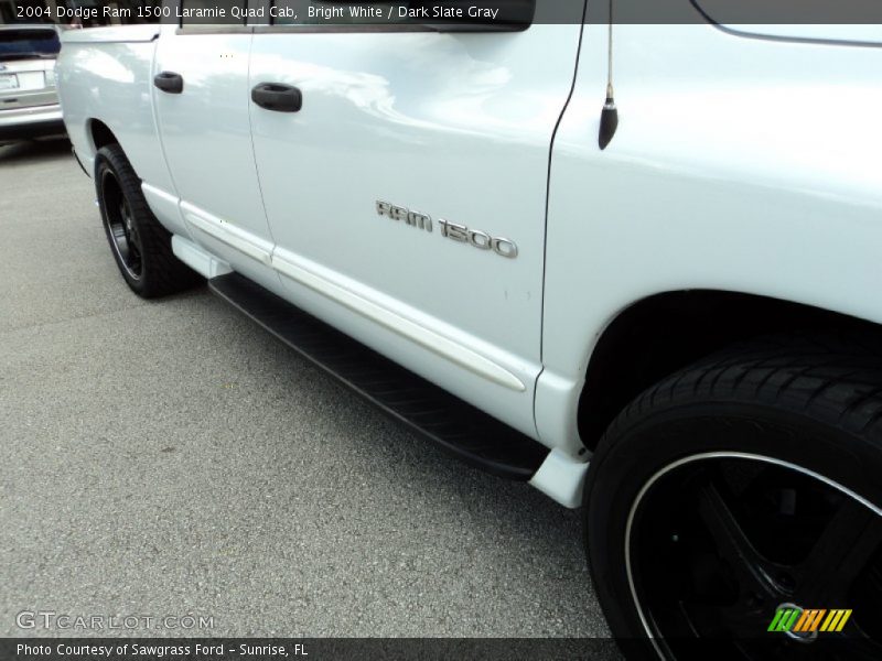 Bright White / Dark Slate Gray 2004 Dodge Ram 1500 Laramie Quad Cab