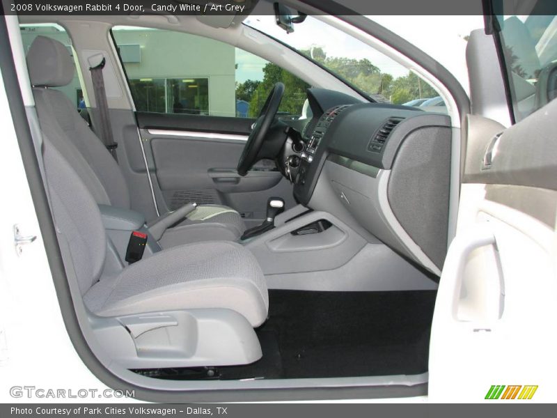 Candy White / Art Grey 2008 Volkswagen Rabbit 4 Door