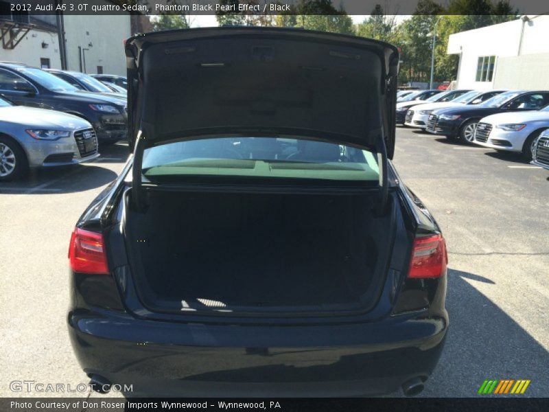 Phantom Black Pearl Effect / Black 2012 Audi A6 3.0T quattro Sedan