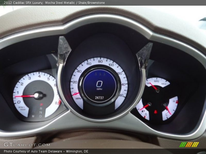 Mocha Steel Metallic / Shale/Brownstone 2012 Cadillac SRX Luxury
