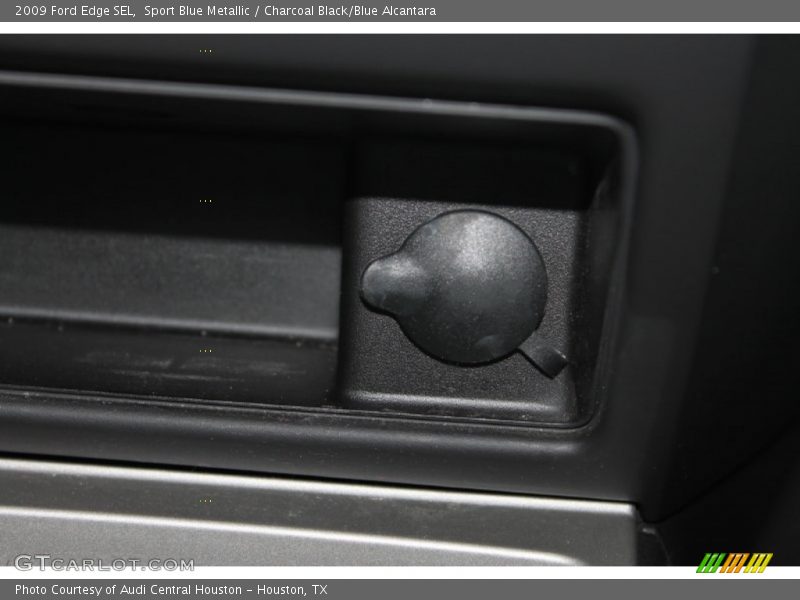 Sport Blue Metallic / Charcoal Black/Blue Alcantara 2009 Ford Edge SEL