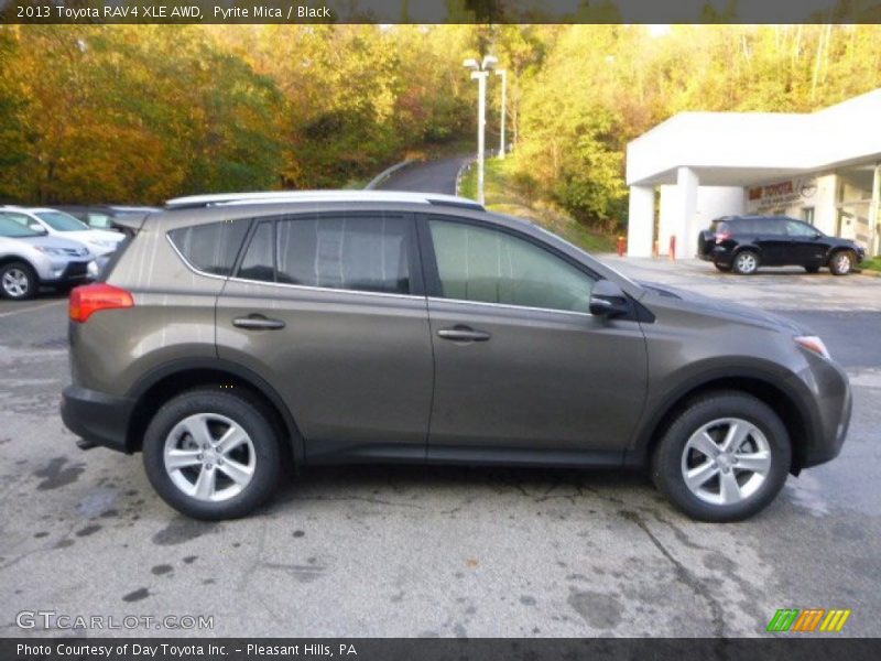 Pyrite Mica / Black 2013 Toyota RAV4 XLE AWD