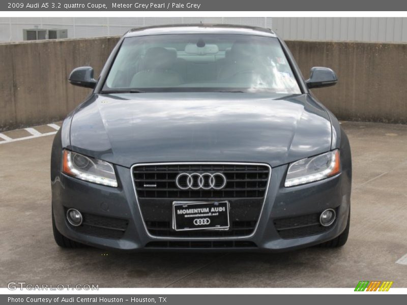 Meteor Grey Pearl / Pale Grey 2009 Audi A5 3.2 quattro Coupe