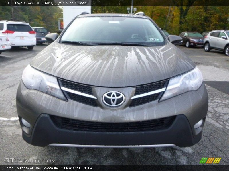 Pyrite Mica / Black 2013 Toyota RAV4 XLE AWD