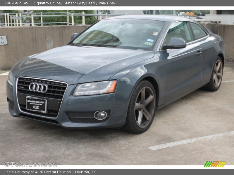 Meteor Grey Pearl / Pale Grey 2009 Audi A5 3.2 quattro Coupe