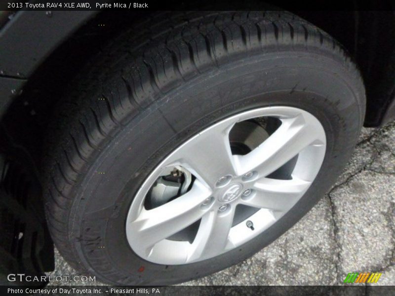 Pyrite Mica / Black 2013 Toyota RAV4 XLE AWD