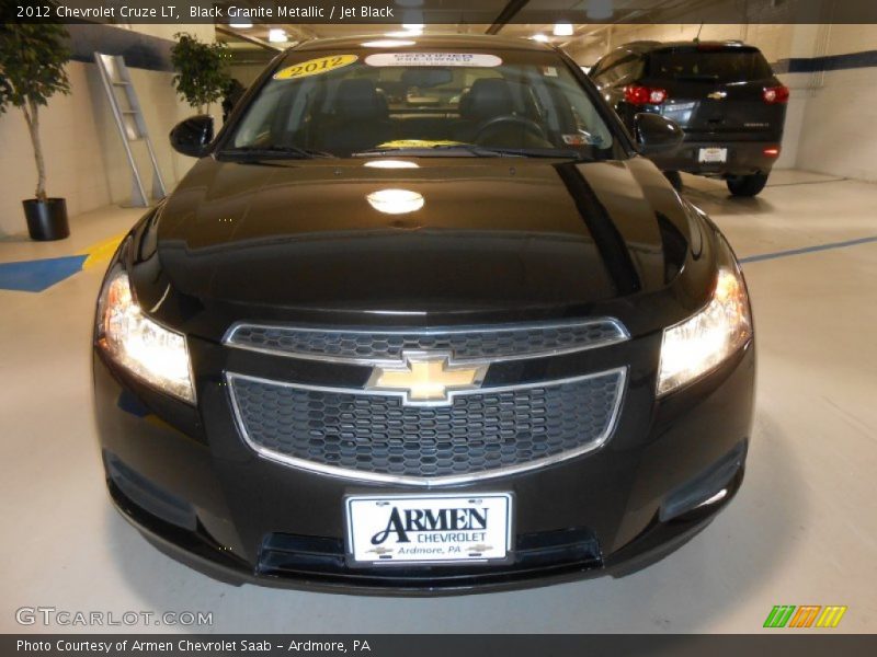 Black Granite Metallic / Jet Black 2012 Chevrolet Cruze LT