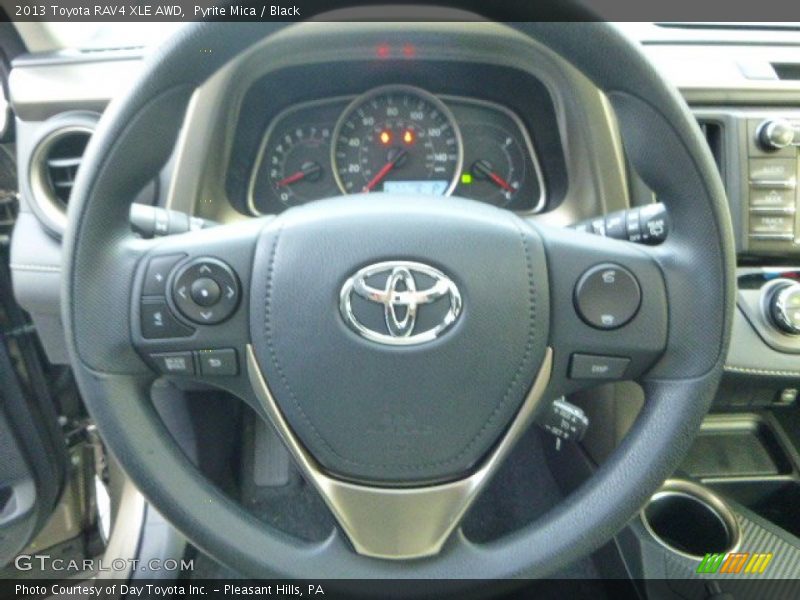 Pyrite Mica / Black 2013 Toyota RAV4 XLE AWD