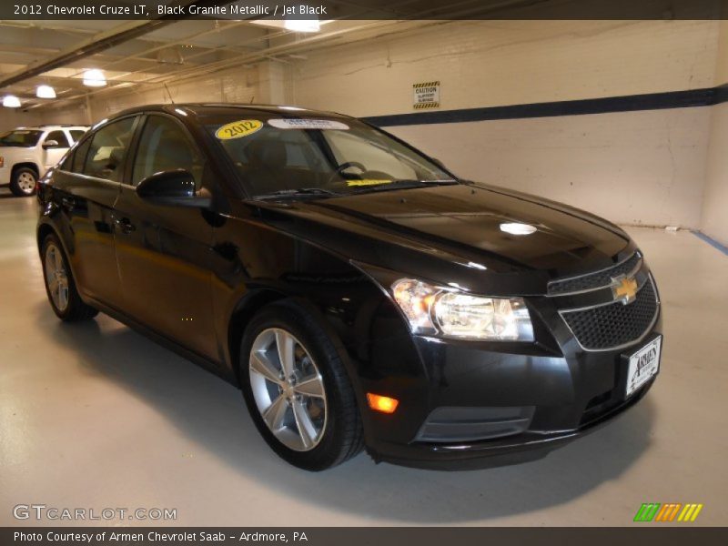 Black Granite Metallic / Jet Black 2012 Chevrolet Cruze LT