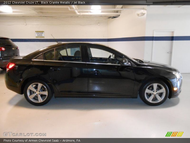 Black Granite Metallic / Jet Black 2012 Chevrolet Cruze LT
