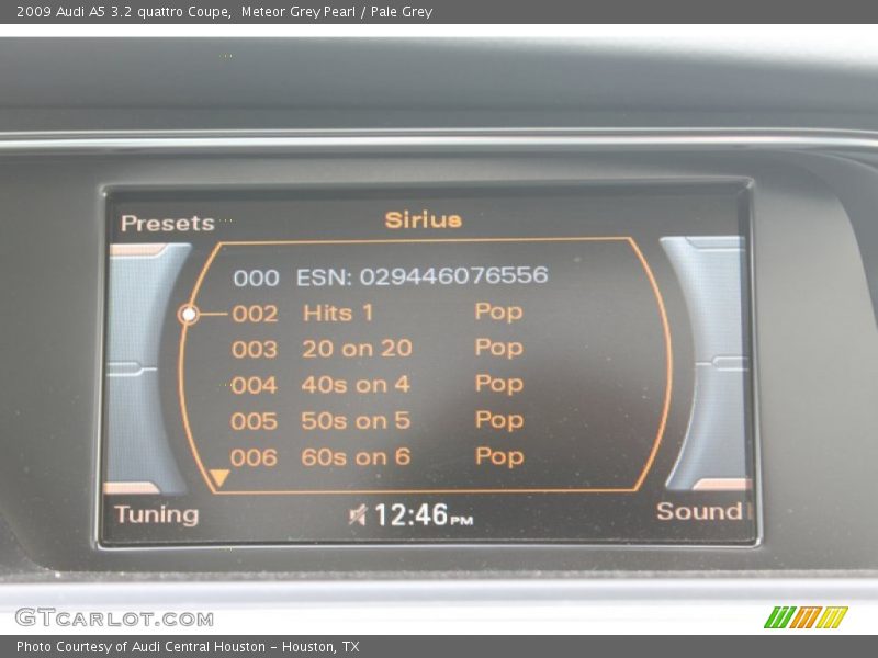 Meteor Grey Pearl / Pale Grey 2009 Audi A5 3.2 quattro Coupe