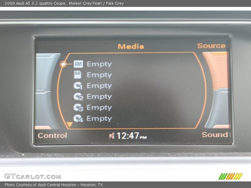 Meteor Grey Pearl / Pale Grey 2009 Audi A5 3.2 quattro Coupe