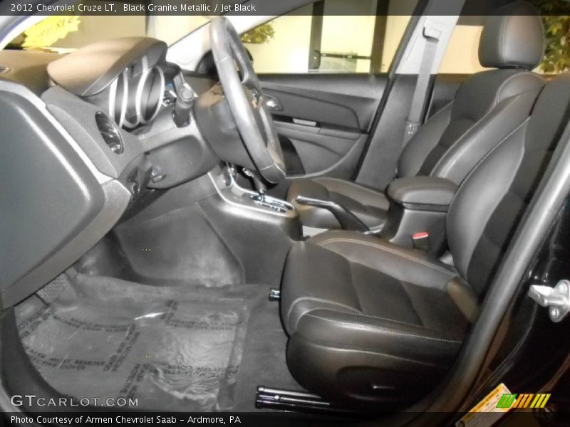 Black Granite Metallic / Jet Black 2012 Chevrolet Cruze LT