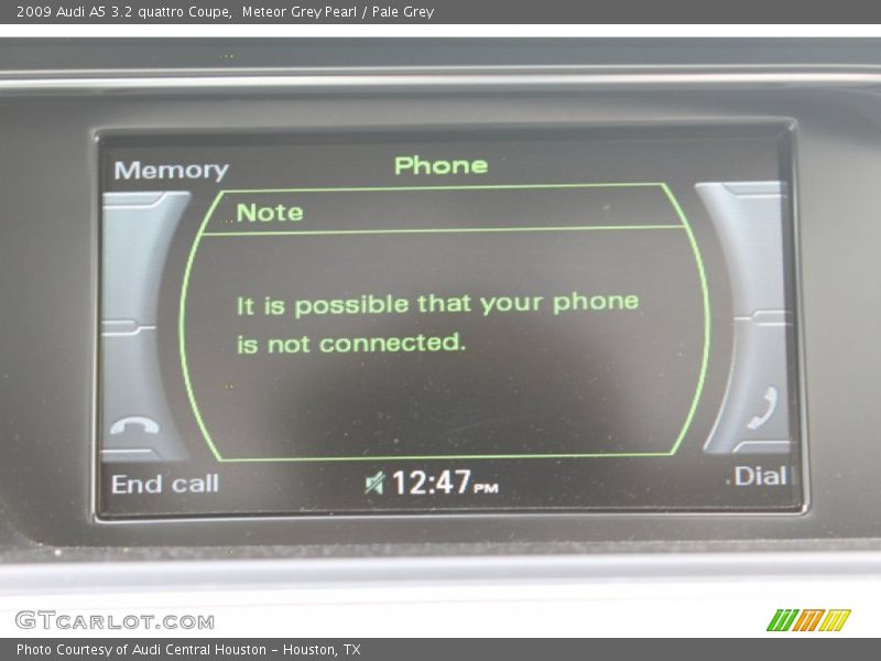 Meteor Grey Pearl / Pale Grey 2009 Audi A5 3.2 quattro Coupe