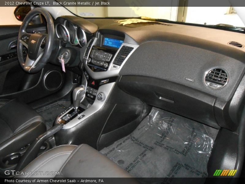 Black Granite Metallic / Jet Black 2012 Chevrolet Cruze LT