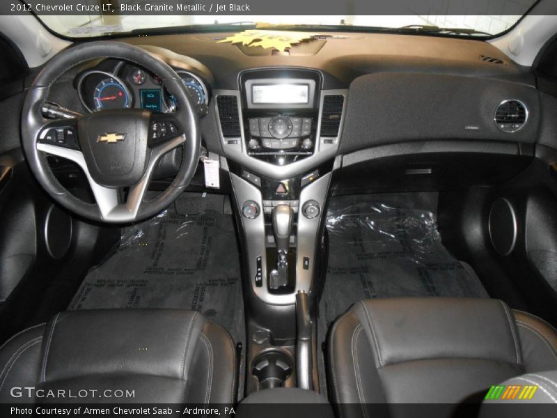 Black Granite Metallic / Jet Black 2012 Chevrolet Cruze LT