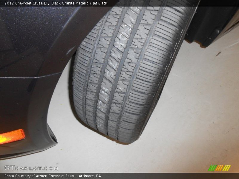 Black Granite Metallic / Jet Black 2012 Chevrolet Cruze LT