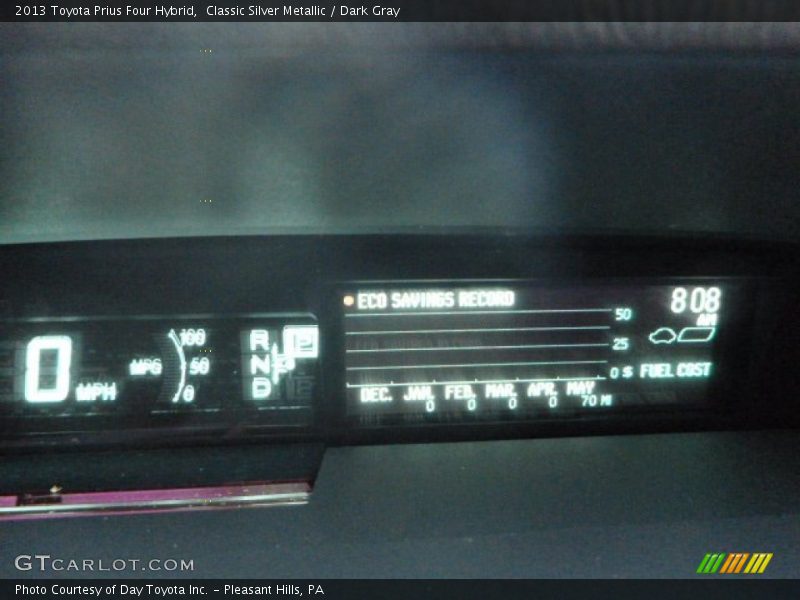 Classic Silver Metallic / Dark Gray 2013 Toyota Prius Four Hybrid