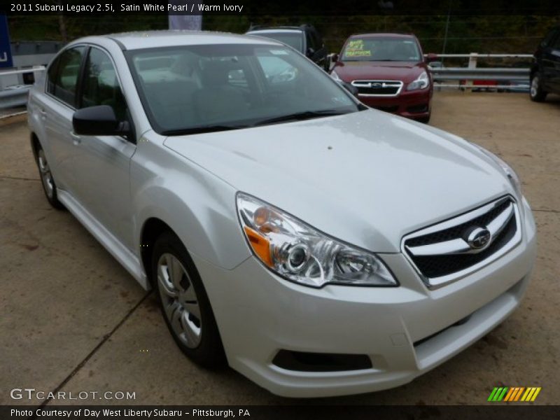 Satin White Pearl / Warm Ivory 2011 Subaru Legacy 2.5i