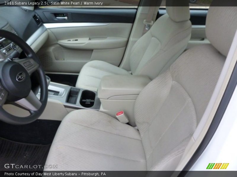 Satin White Pearl / Warm Ivory 2011 Subaru Legacy 2.5i