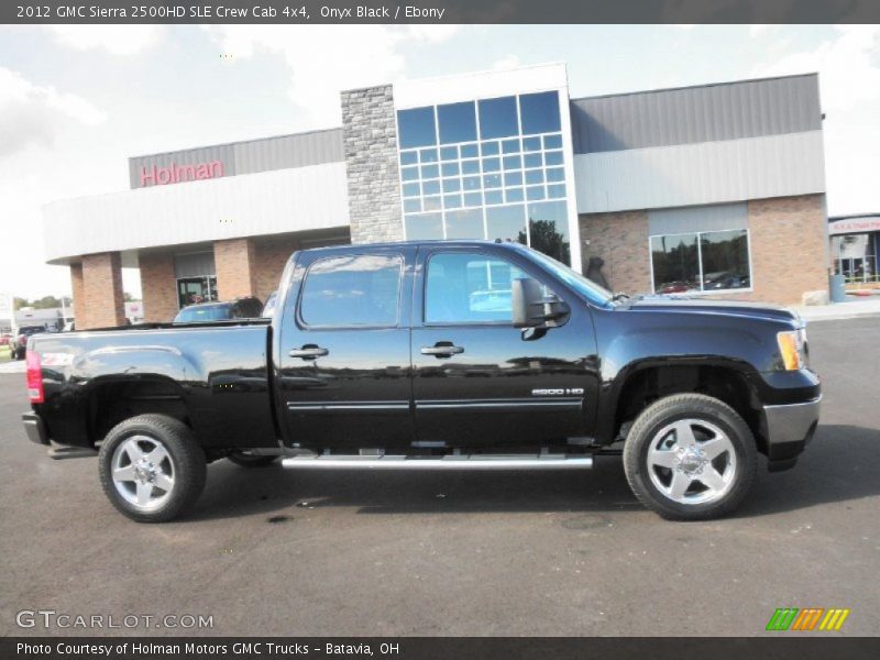Onyx Black / Ebony 2012 GMC Sierra 2500HD SLE Crew Cab 4x4