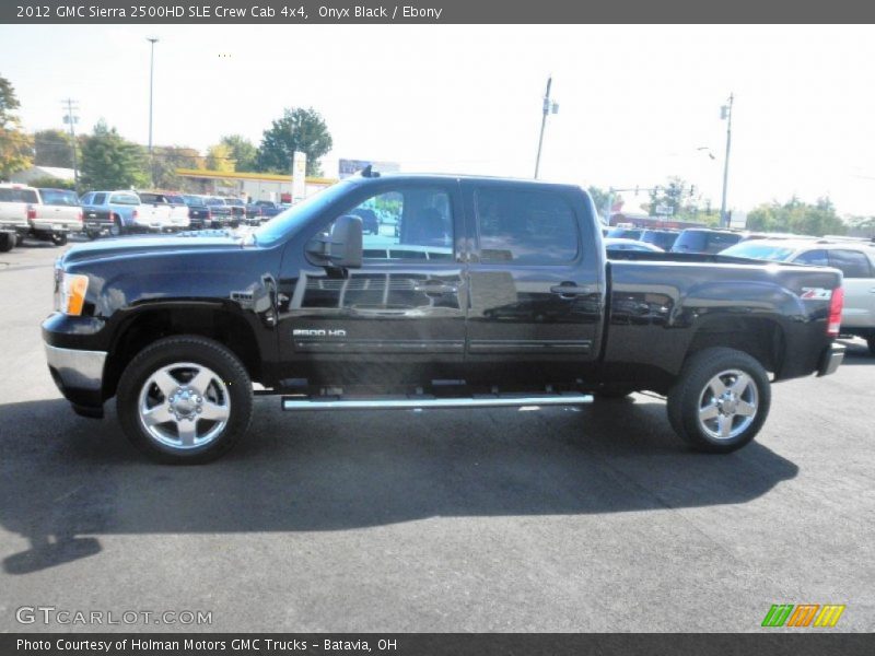 Onyx Black / Ebony 2012 GMC Sierra 2500HD SLE Crew Cab 4x4