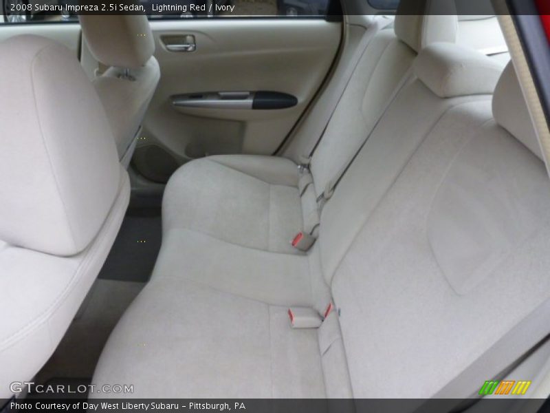 Lightning Red / Ivory 2008 Subaru Impreza 2.5i Sedan