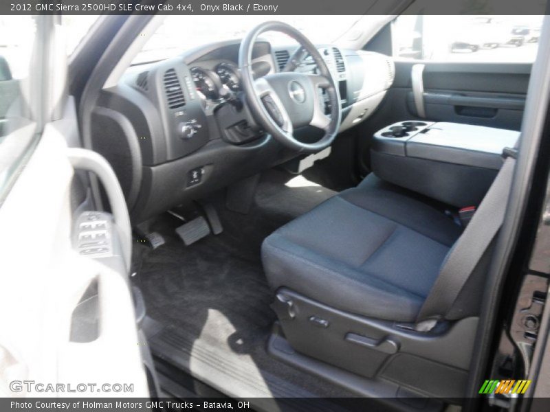 Onyx Black / Ebony 2012 GMC Sierra 2500HD SLE Crew Cab 4x4