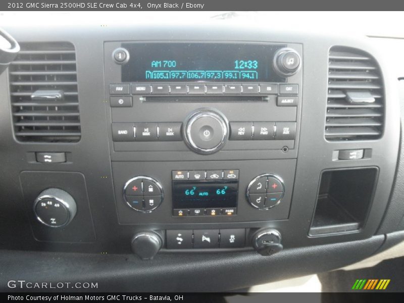 Onyx Black / Ebony 2012 GMC Sierra 2500HD SLE Crew Cab 4x4