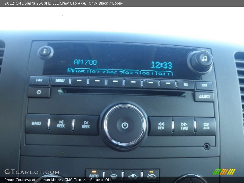 Onyx Black / Ebony 2012 GMC Sierra 2500HD SLE Crew Cab 4x4