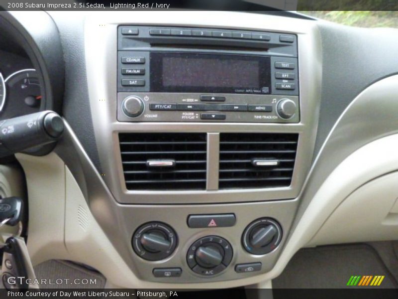 Lightning Red / Ivory 2008 Subaru Impreza 2.5i Sedan