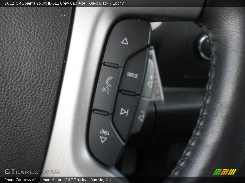 Onyx Black / Ebony 2012 GMC Sierra 2500HD SLE Crew Cab 4x4
