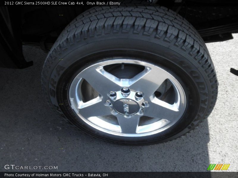 Onyx Black / Ebony 2012 GMC Sierra 2500HD SLE Crew Cab 4x4